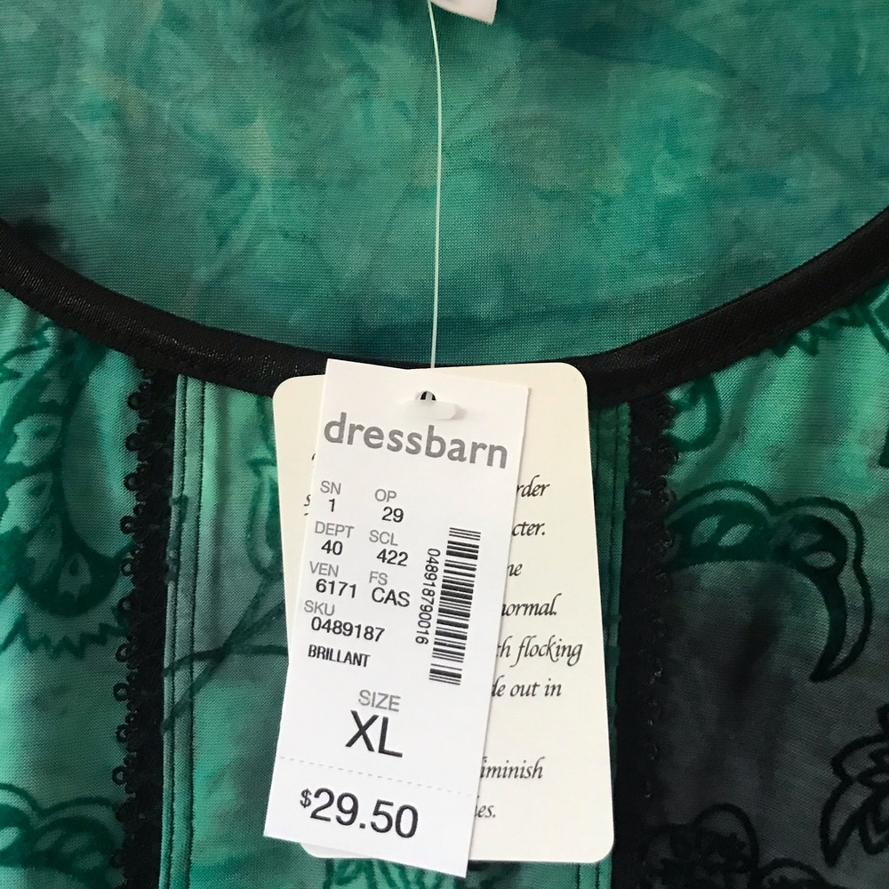 NWT Dressbarn blouse Size XL - Picture 2 of 3